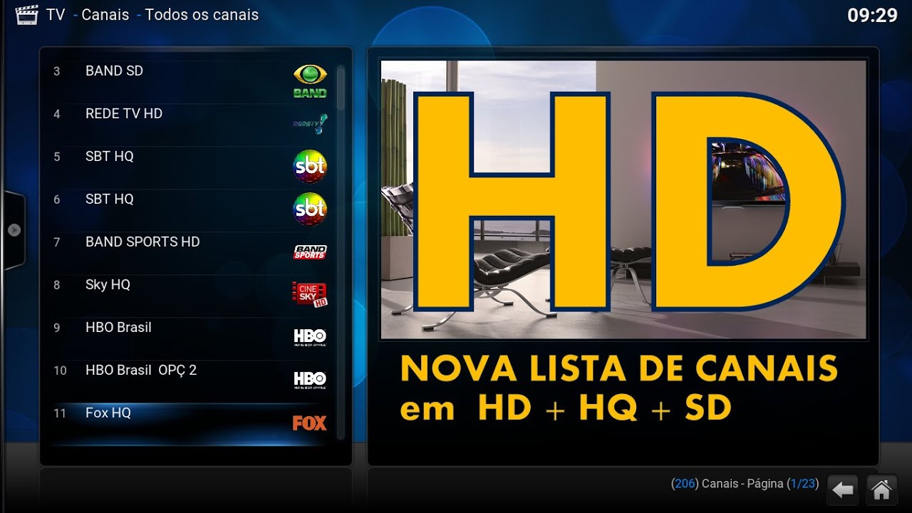 Melhor lista IPTV do Brasil